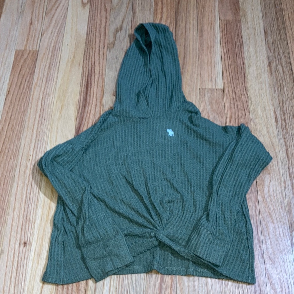 Green hoodie